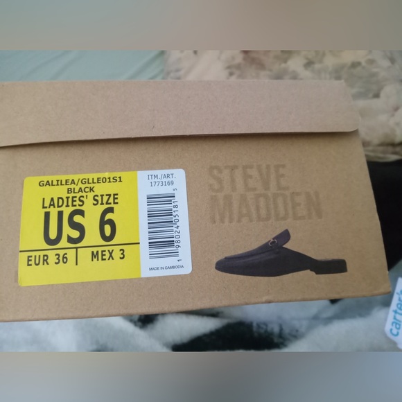 Steve Madden Women's Galilea Leather Mules size 6 - Picture 2 of 7